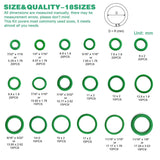 270PCS Automotive Green Rubber O-Ring Seal Repair Kit Set