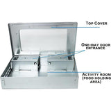 Mouse Trap Bait Box Rodent Control Station Reusable Pest Catcher