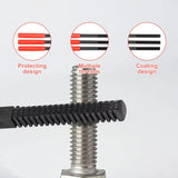 3PCS Thread Repair File Set SAE Metric Metal Hand Files