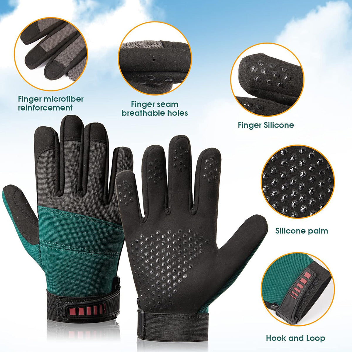 Safety Work Gloves for Warehouse Handling Construction and Maintenance