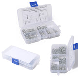 100PCS Heavy Duty R Clips Pins Zinc Plated Tractor Hitch Assortment