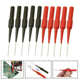 Multimeter Test Lead Extension Back Probes Sharp Needle Micro Pins 4 Pack