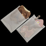 50PCS Biodegradable Translucent Paper Bags Greaseproof Glassine