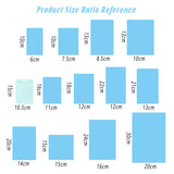 100pcs Macaron Colour Zip Lock Bags Transparent Storage Pouches