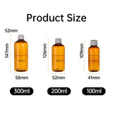 20pcs Travel Cosmetic PET Bottles with Aluminium Lids for Packaging