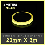 Luminous Fluorescent Night Glow Tape Self Adhesive Safety Sticker