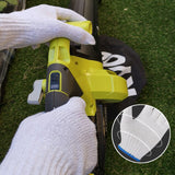 White Safety Work Glove Knitted Cotton Heavy Duty Factory Warehouse