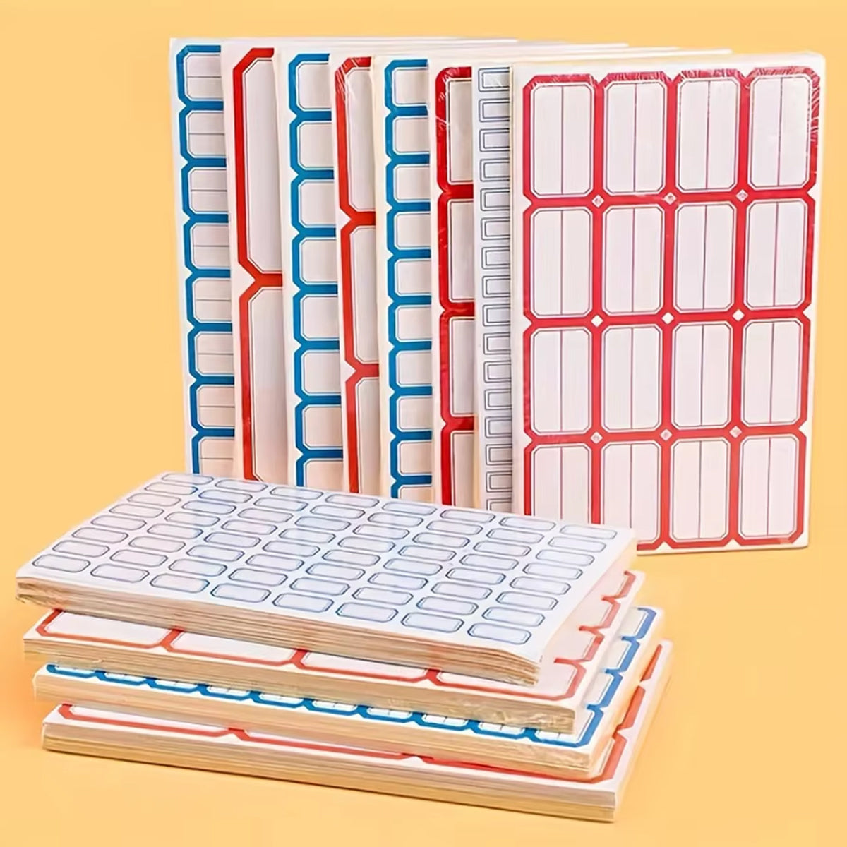 100pcs Self Adhesive Price Stickers Blank Name Number Labels for Inventory