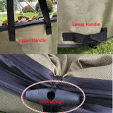 Folding Garden Leaf Bin Portable Outdoor Storage Bucket