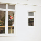 No Smoking Sign Waterproof Removable Safety Sticker Label 10pcs