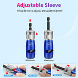 Precision Wire Stripper Set Zinc Alloy AWG 8/10/12/14 Electrical Tool