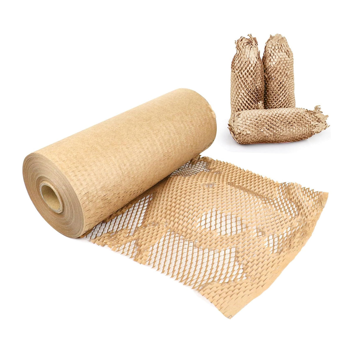 Honeycomb Kraft Paper Roll Cushioning Packaging Wrap