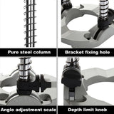 Adjustable Drill Stand Press for Wood and Metal Drilling