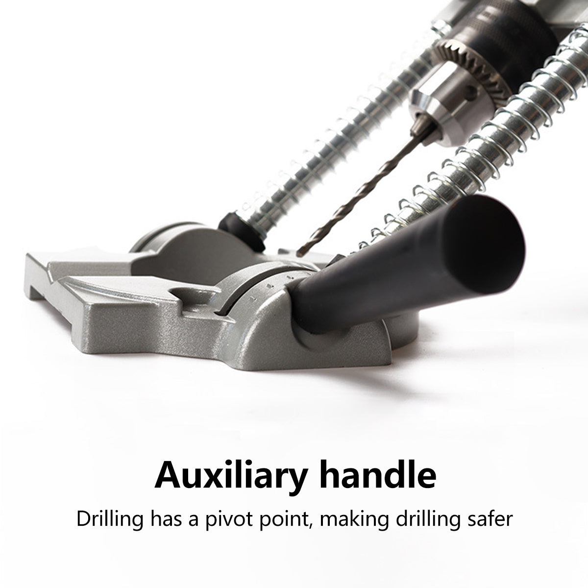 Adjustable Drill Stand Press for Wood and Metal Drilling