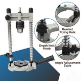 Adjustable Drill Stand Press for Wood and Metal Drilling