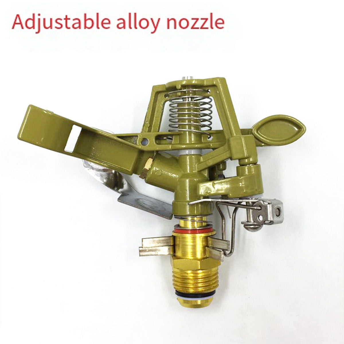 360 Degree Alloy Sprinkler Head Rotating Garden Lawn Nozzle Durable