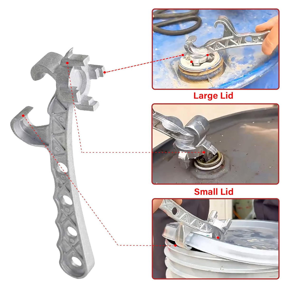 Multi-functional Cap Opener Wrench Labour-Saving Home Tool