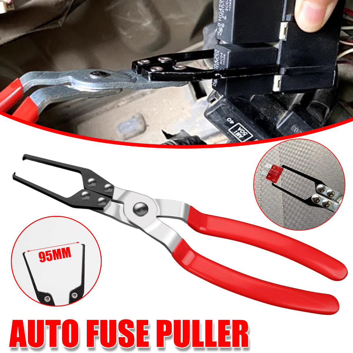 Auto Fuse Puller Relay Extraction Pliers for Car Mechanics