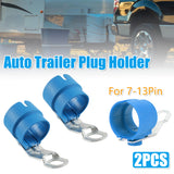 2PCS Blue Trailer Connector Retainer for Trucks