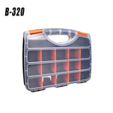 Clear Plastic Storage Box Multi Compartment Small Parts Organizer