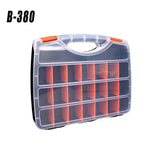 Clear Plastic Storage Box Multi Compartment Small Parts Organizer