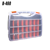 Clear Plastic Storage Box Multi Compartment Small Parts Organizer