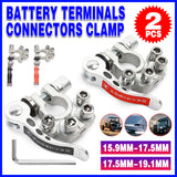 2x 12V 4Way Car Battery Terminal Connectors Clamp