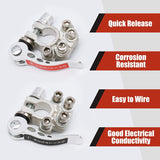 2x 12V 4Way Car Battery Terminal Connectors Clamp