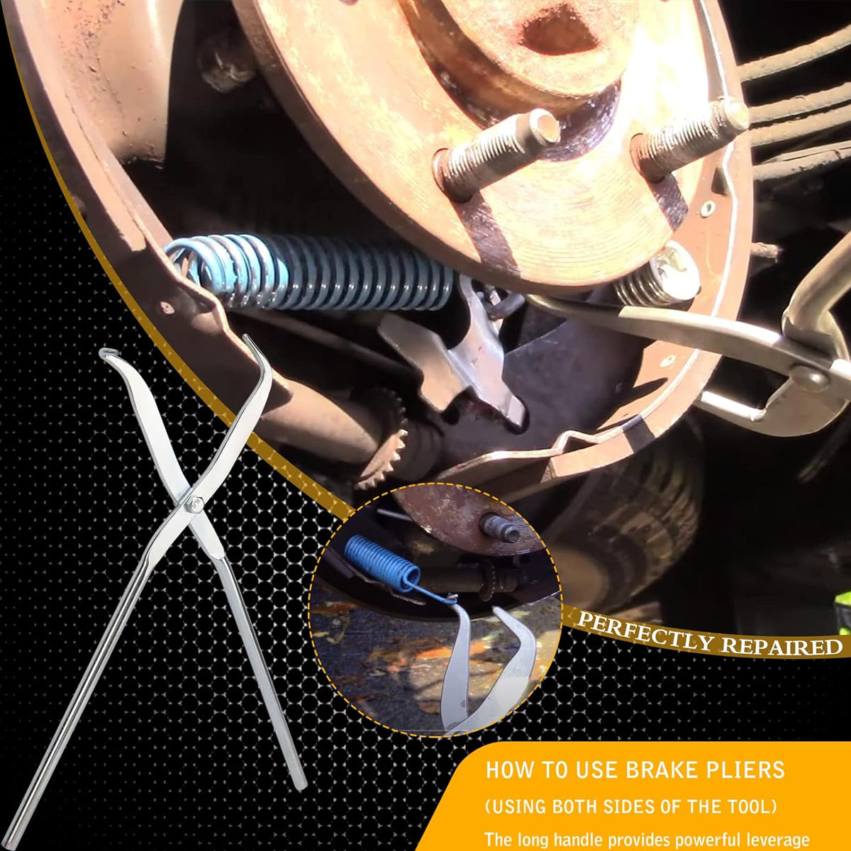 8PCS Brake Repair Tool Set for Pad Caliper and Spring Service