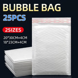 White Poly Bubble Mailer Padded Envelopes Cushioned Satchel