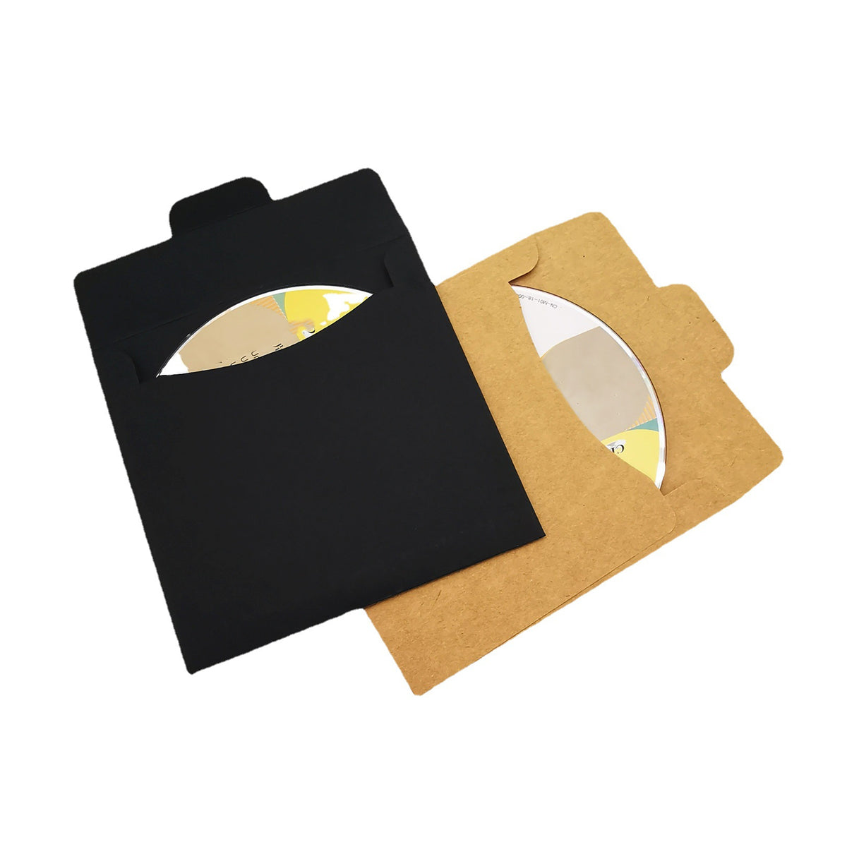 50PCS Kraft Paper CD Envelopes Brown Card Document Holders