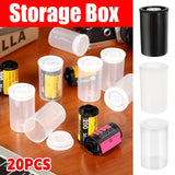 20PCS Mini Plastic Tube Seal Storage Boxes for Warehouse Small Parts