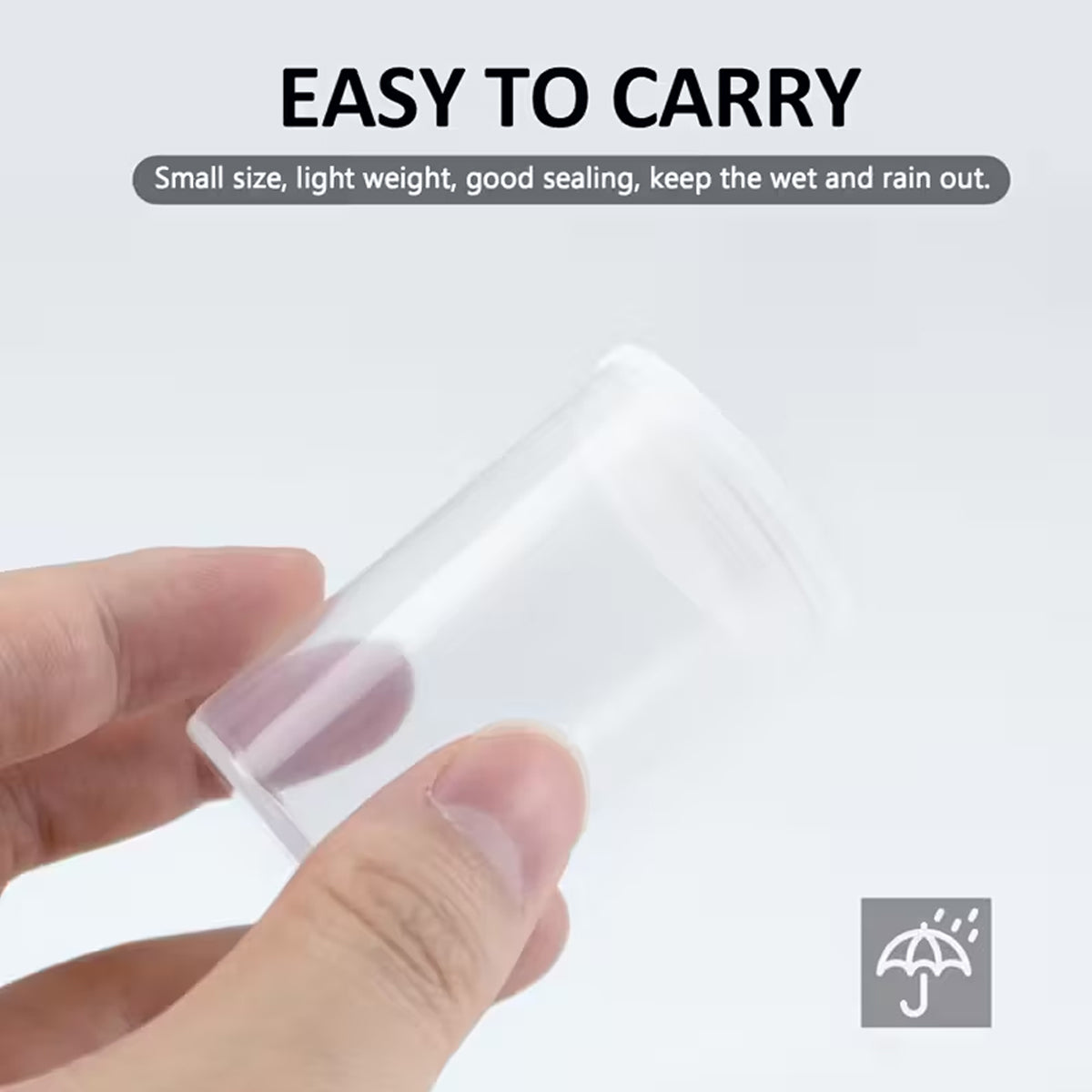 20PCS Mini Plastic Tube Seal Storage Boxes for Warehouse Small Parts