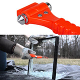 2-Pack Car Safety Hammer Window Breaker Seatbelt Cutter