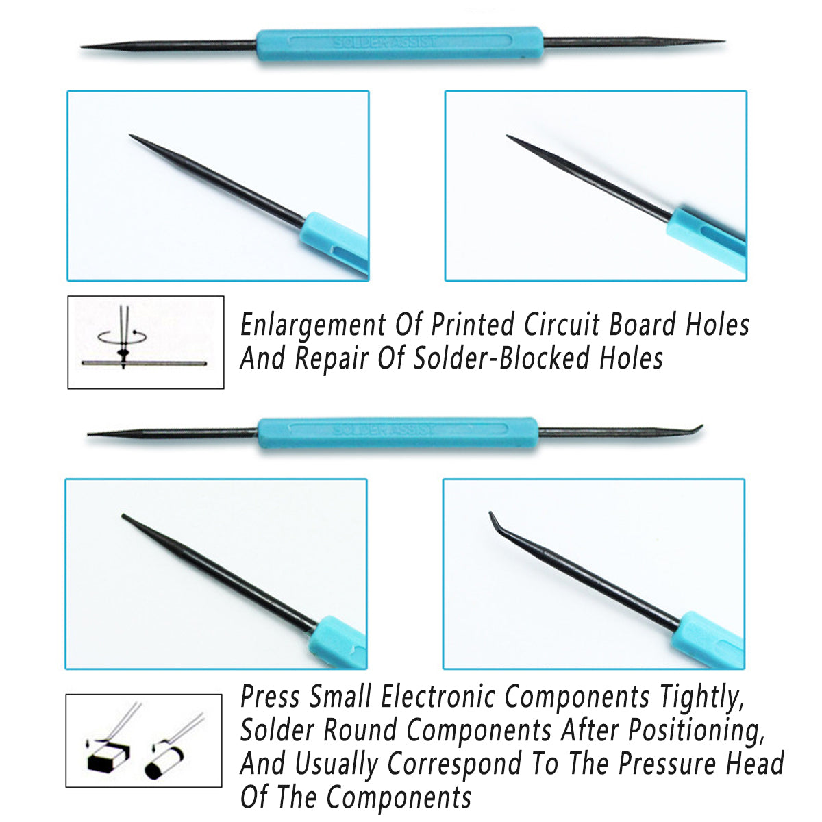 6pcs Soldering Iron Repair Flux Tool Kit for Electronics