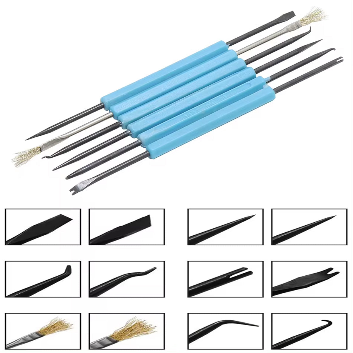 6pcs Soldering Iron Repair Flux Tool Kit for Electronics