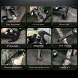 Multi-Purpose Crate Hammer with Pliers & Nail Lifter