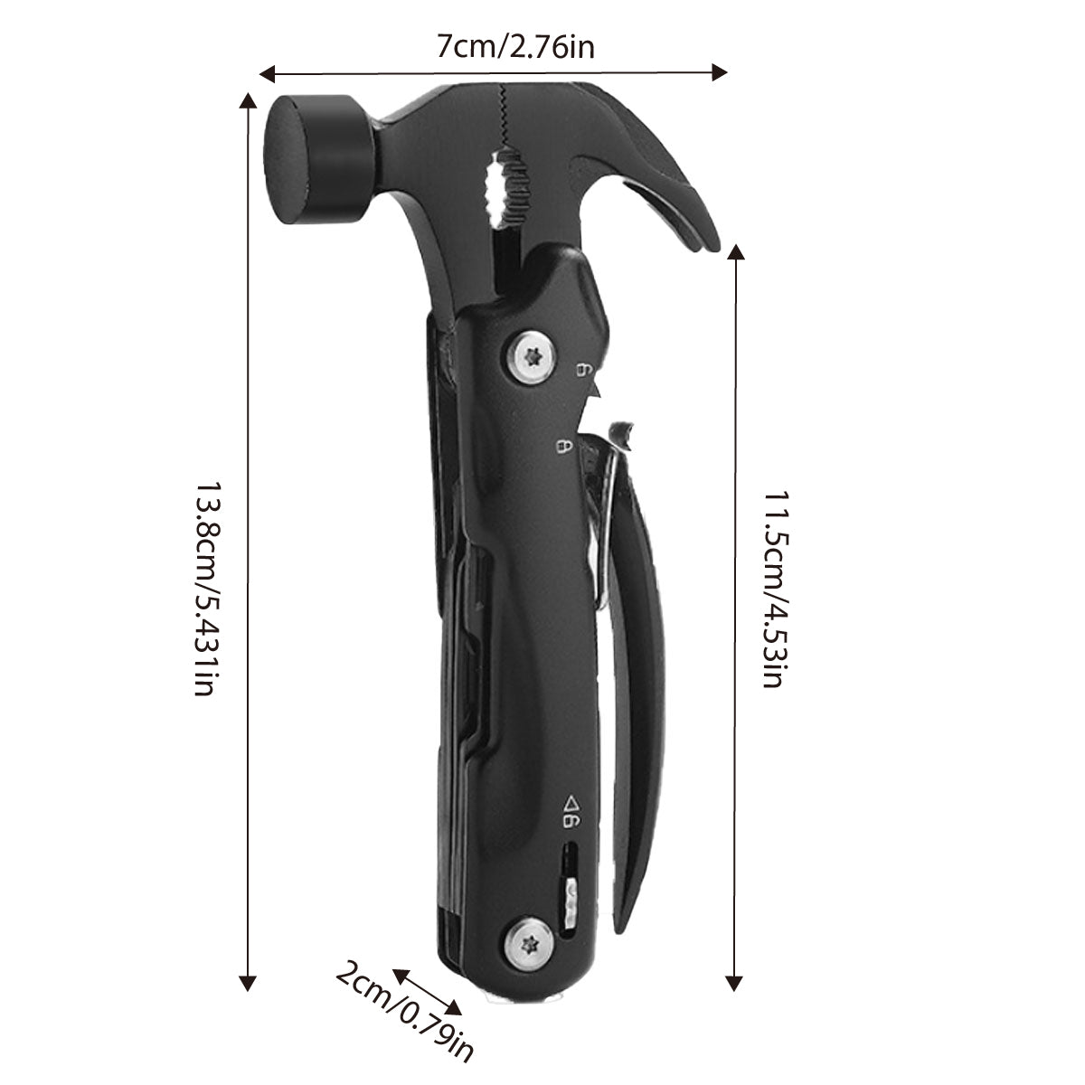 Multi-Purpose Crate Hammer with Pliers & Nail Lifter