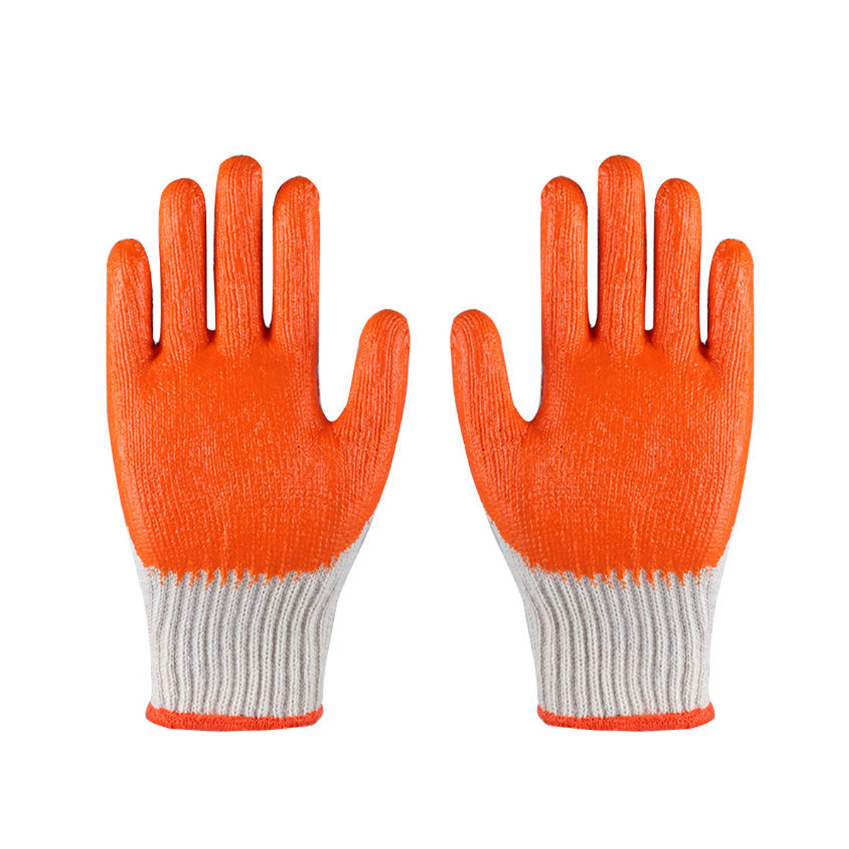 12 Pairs Latex Coated Anti Slip Work Gloves Wear Resistant