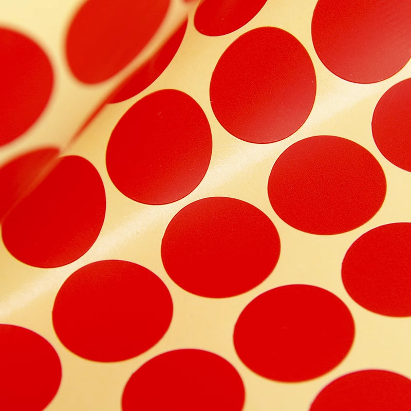 Round Coloured Dot Stickers 8mm–50mm Adhesive Label Set