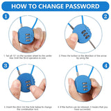 Combination Lock Padlock 3 Digit Security 1PC for Bike Shelves