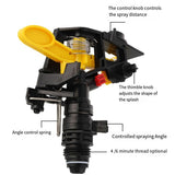 360 Degree Rotating Automatic Rocker Sprinkler for Lawn Garden