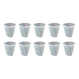 10x Clear Plastic Orchid Pots with Holes for Phalaenopsis