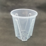 10x Clear Plastic Orchid Pots with Holes for Phalaenopsis