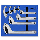 Adjustable 9-Piece C-Shaped Pin Spanner Wrench Set for Bearing Nuts