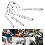 Adjustable 9-Piece C-Shaped Pin Spanner Wrench Set for Bearing Nuts