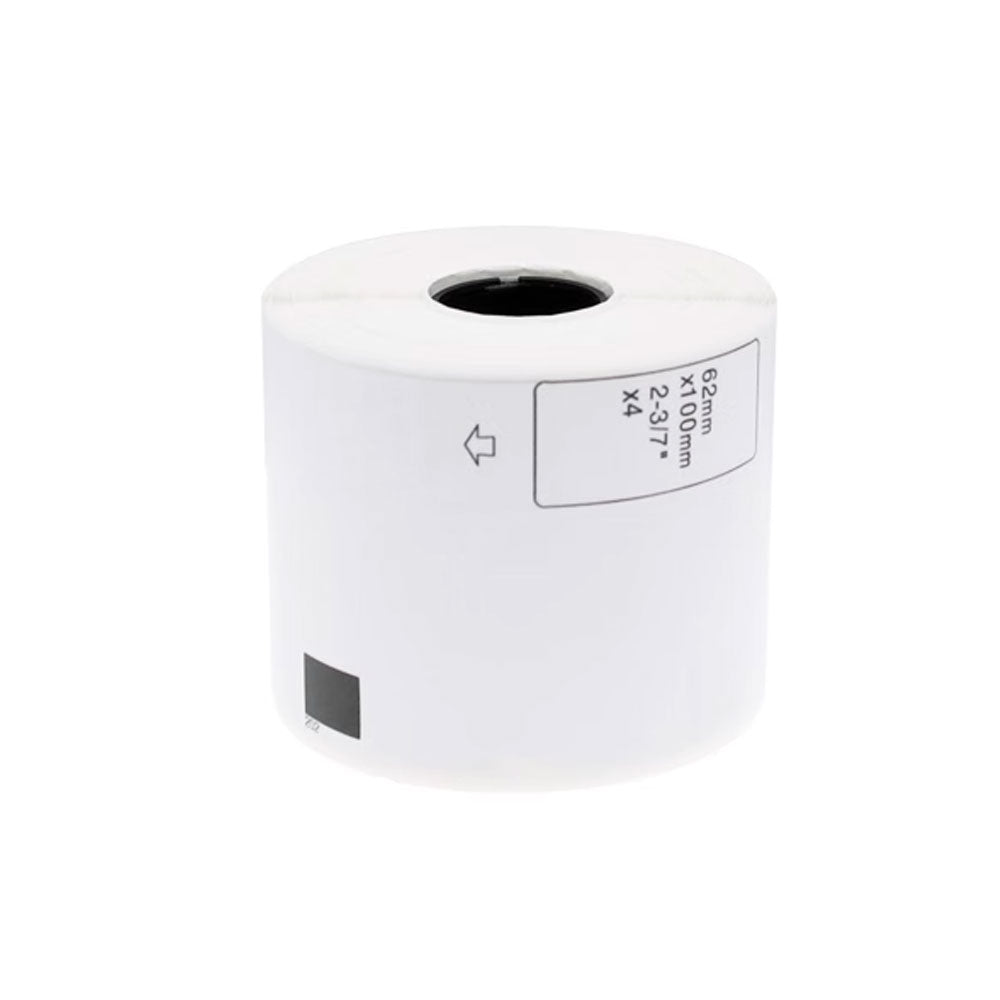 8 Rolls Brother DK-11202 White Labels 62x100mm Compatible