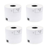 8 Rolls Brother DK-11202 White Labels 62x100mm Compatible