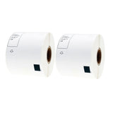 8 Rolls Brother DK-11202 White Labels 62x100mm Compatible