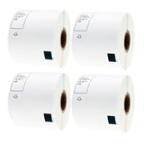 8 Rolls Brother DK-11202 White Labels 62x100mm Compatible
